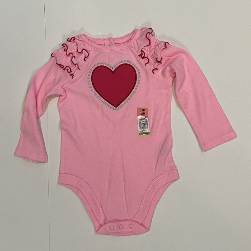 Girl Baby Toddler Long Sleeve Bodysuit 24M